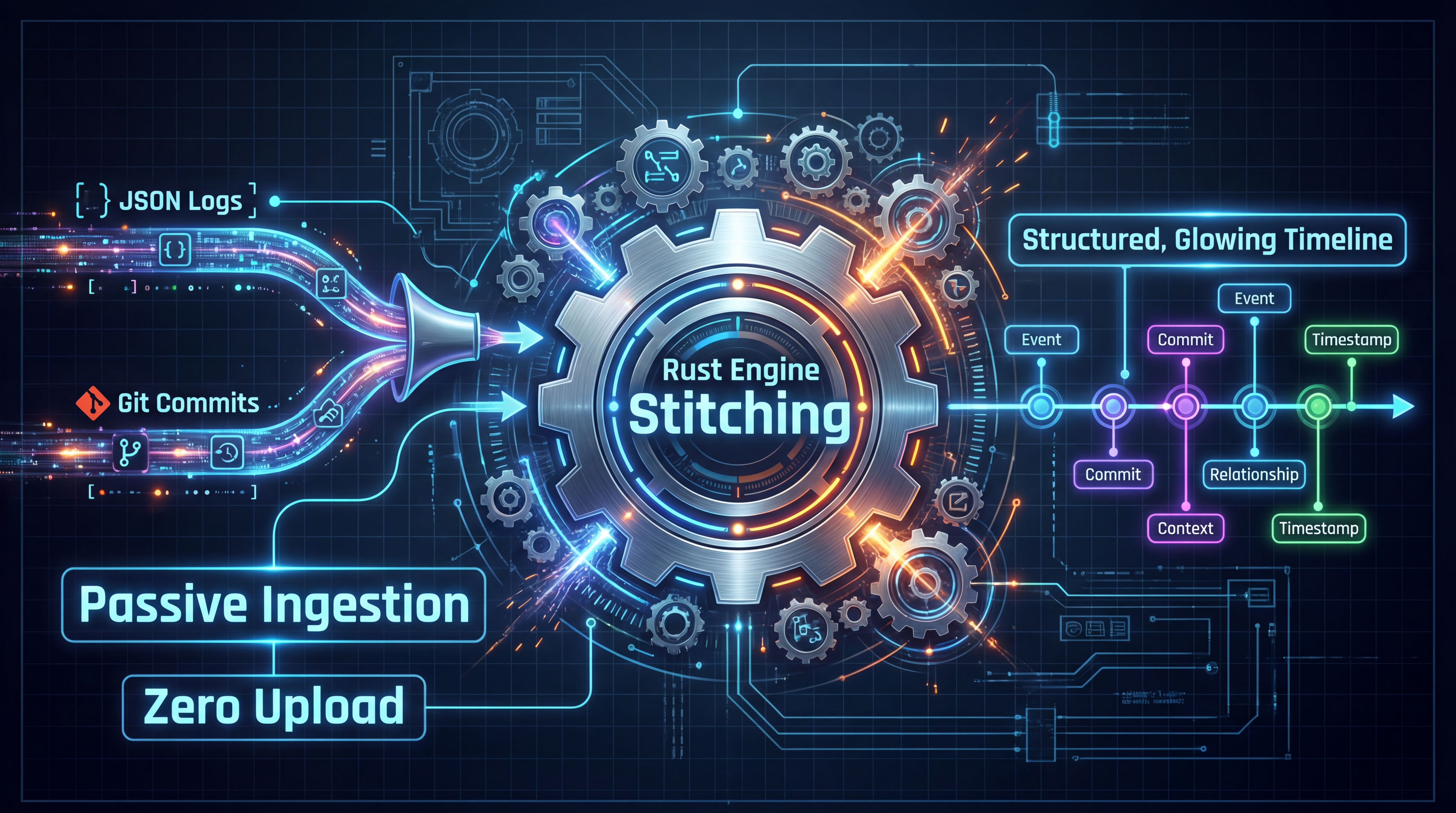 Architecture: Passive Ingestion & Stitching